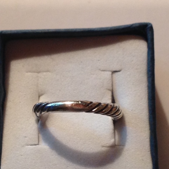 David Yurman Blue Topaz Ring - Picture 3 of 7